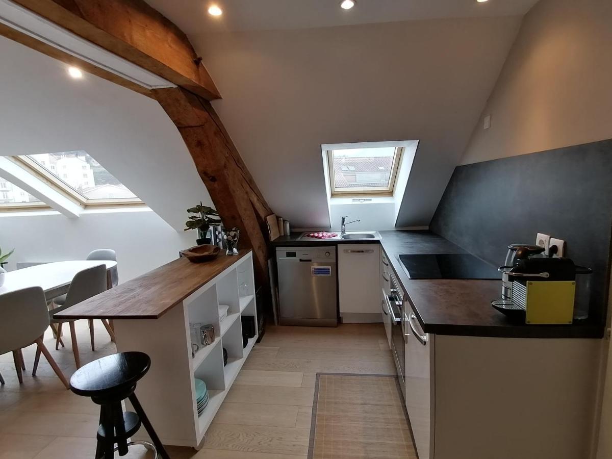Le Panorama Apartment Voiron Bagian luar foto